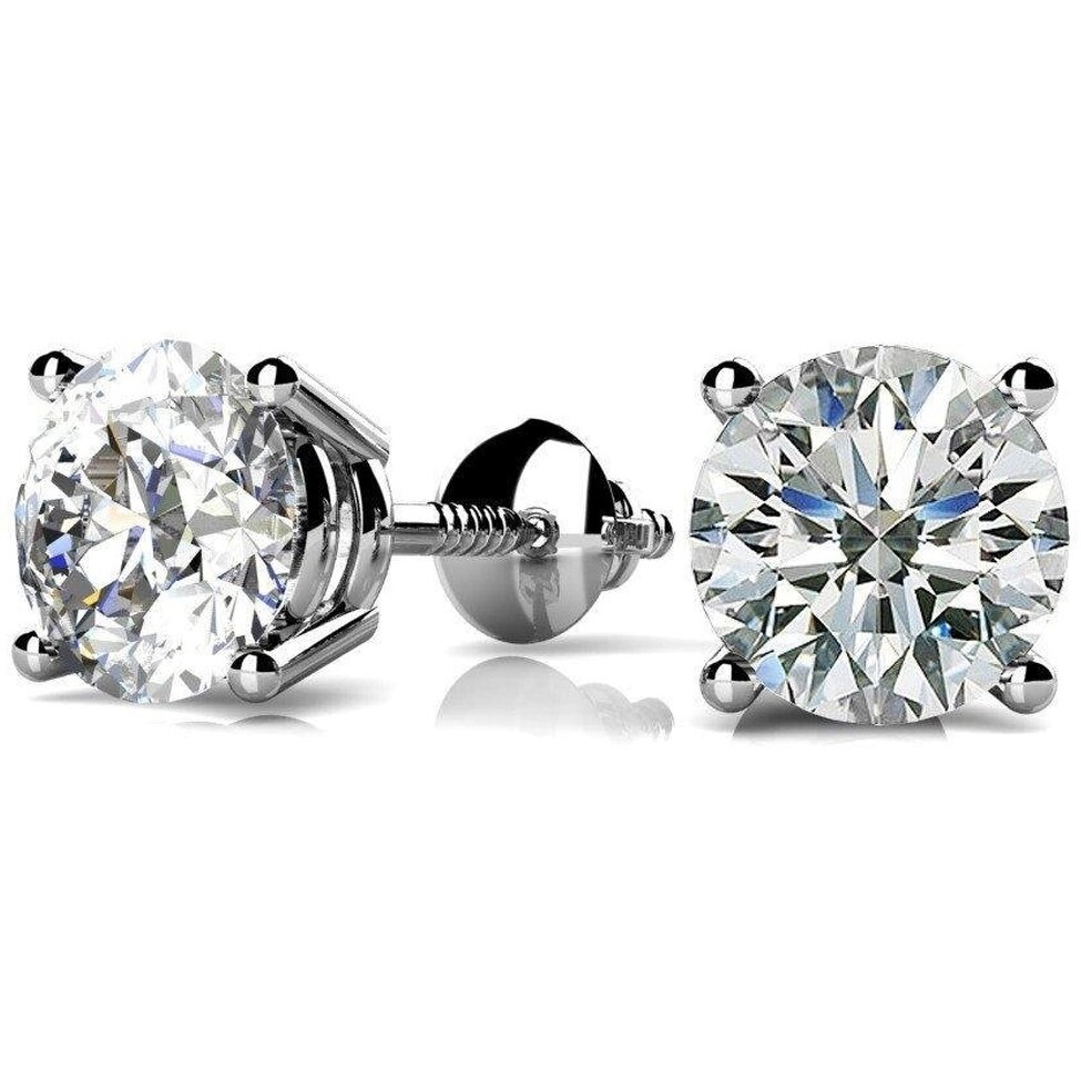 #E522D Comfy CLIP ON MINI CZ 8mm CUBIC ZIRCONIA screw back EARRINGS Women Men #E522D Comfy CLIP ON MINI CZ 8mm CUBIC ZIRCONIA screw back EARRINGS Women Men